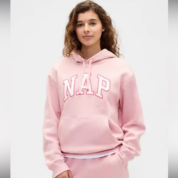Gap Oversized Nap Logo Hoodie XL - Picture 2 of 5